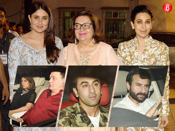 Ranbir Kapoor, Saif Ali Khan, Kareena Kapoor Khan and others at Randhir Kapoor's 70th birthday bash