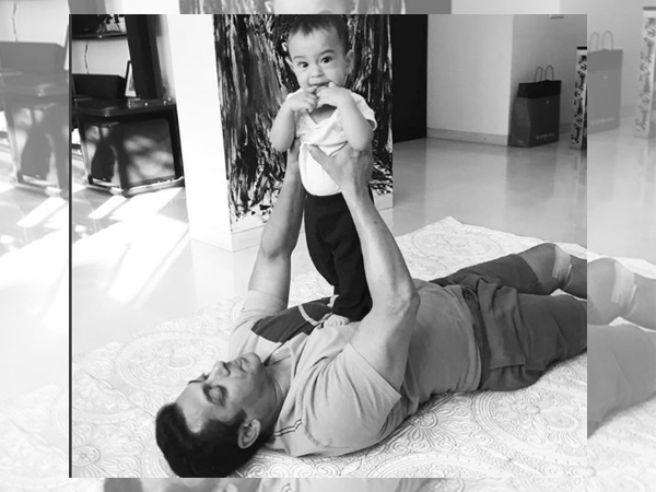 Salman Khan and Ahil picture