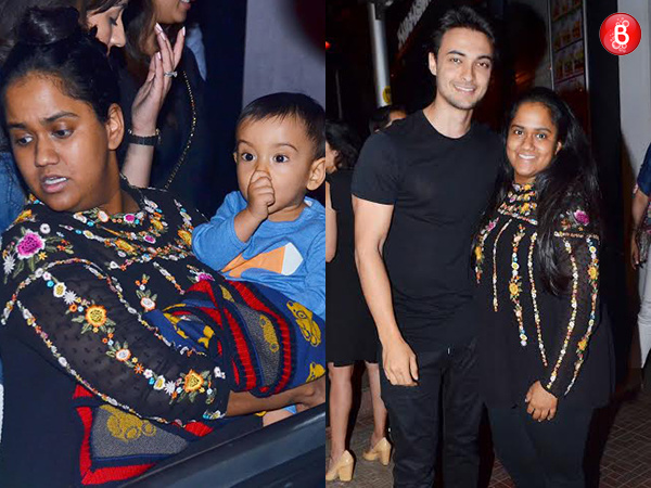 Aayush Sharma, Arpita Khan Sharma and baby Ahil's latest spotted pictures