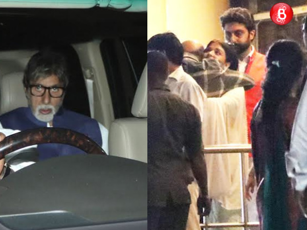 Amitabh Bachchan, Abhishek Bachchan at Lilavati hospital