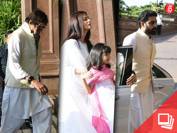 Amitabh Bachchan, Aishwarya Rai Bachchan, Aaradhya Bachchan, Abhishek Bachchan