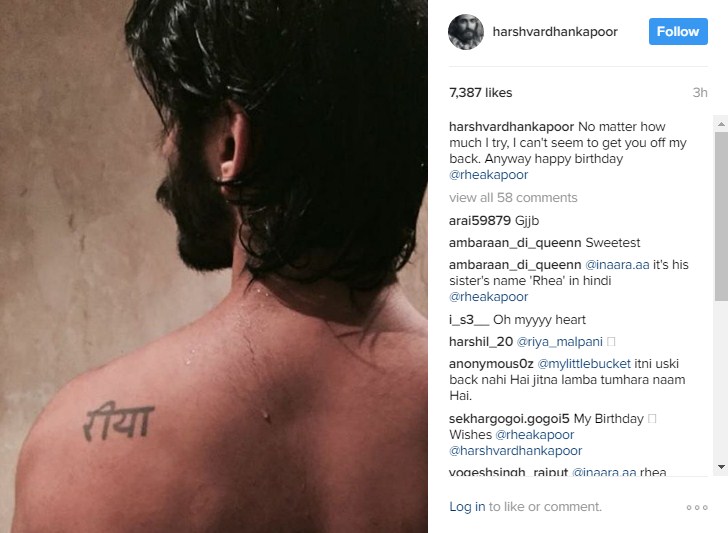 Akshay Kumar & Harshvardhan Kapoor flaunting their family love in their  tattoos posing inside water has