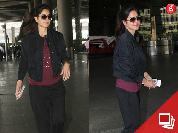 Katrina Kaif snapped returning from Austria at Mumbai airport