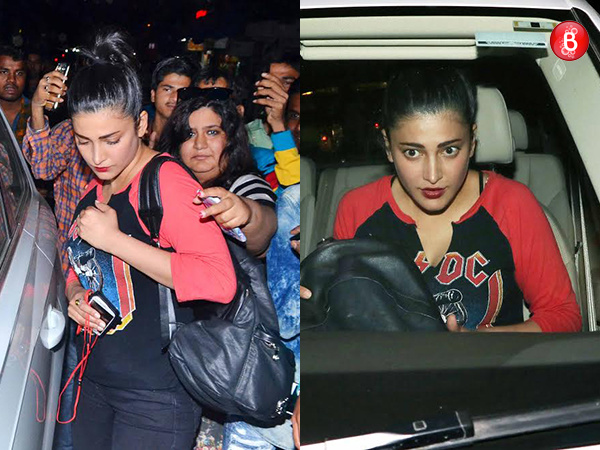 Shruti Haasan's latest spotted pictures in Bandra