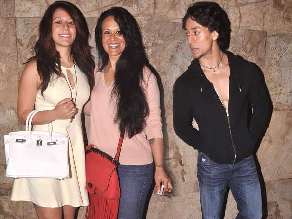 Tiger Shroff's mother and siste