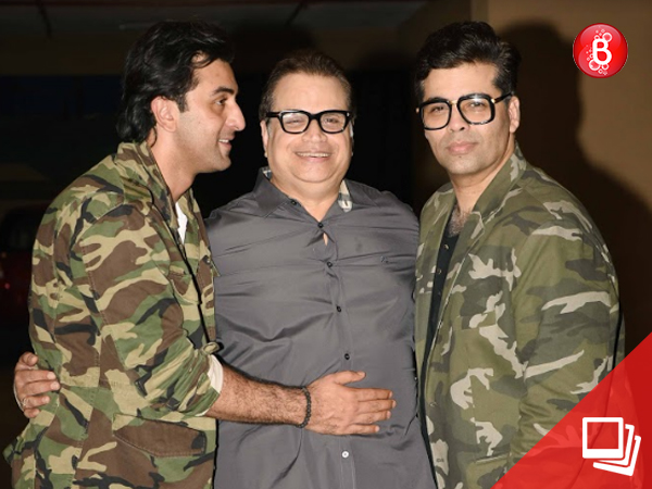 Ranbir Kapoor, Ramesh Taurani and Karan Johar
