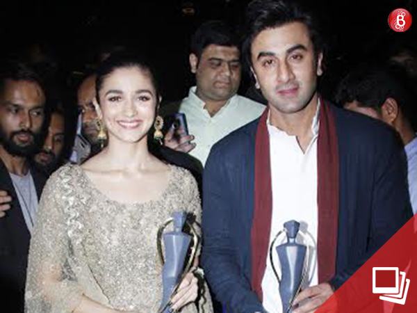 Ranbir Kapoor and Alia Bhatt at Lokmat Maharashtrian of the Year Awards