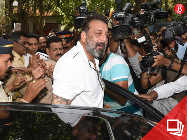 Sanjay Dutt spotted at andheri court