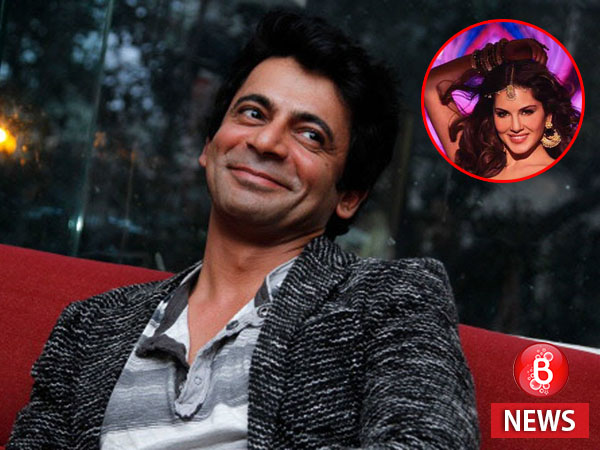 Sunil Grover and Sunny Leone together