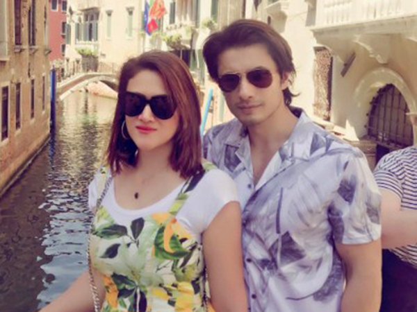 Ali Zafar's vacation pictures with his wife Ayesha Fazli from Venice