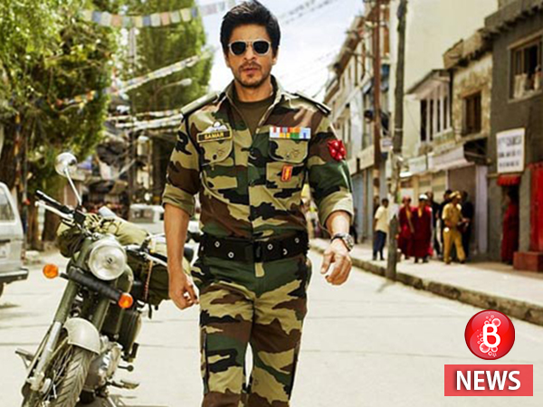Shah Rukh Khan as army officer