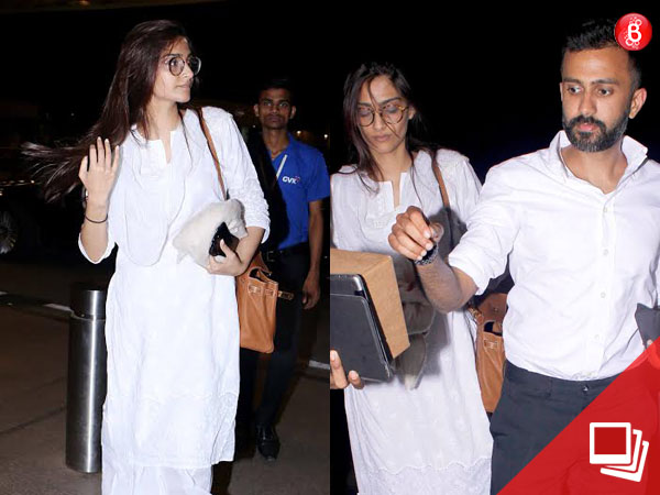 Sonam Anand spotted airport feature image