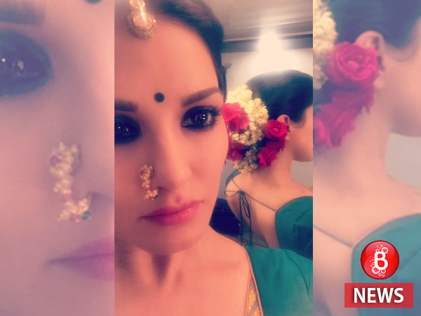 Sunny Leone’s first look from her Marathi film