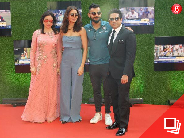 Virat Kohli, Anushka Sharma at Sachin Tendulkar biopic premiere