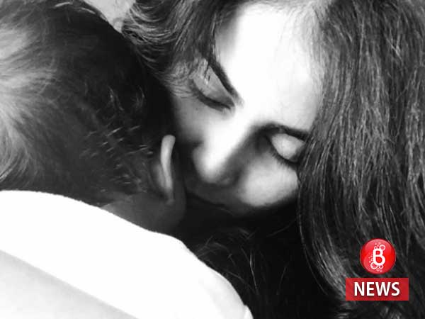 Genelia D'Souza and her son