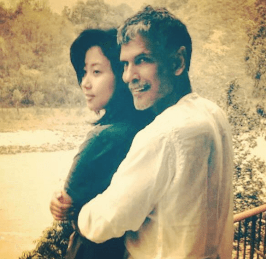 Milind Soman and girlfriend Ankita Konwar