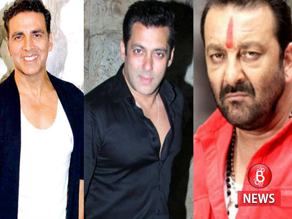 Akshay Kumar, Salman Khan, Sanjay Dutt