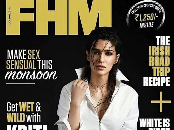 Kriti Sanon on FHM cover