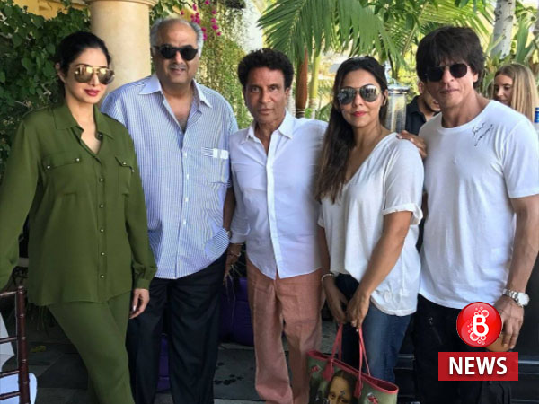 Shah Rukh Khan, Gauri, Sridevi, Boney Kapoor
