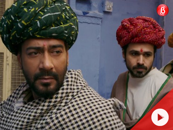 Ajay Devgn and Emraan Hashmi in 'Hoshiyar Rehna' song