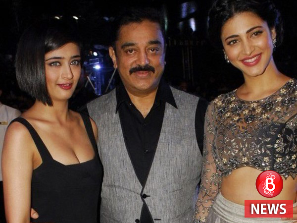 Kamal Haasan with daughters