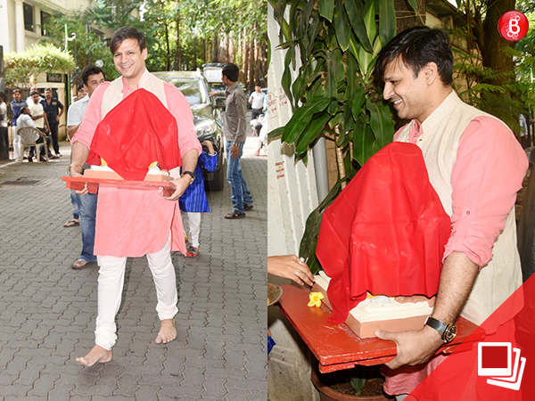 Vivek Oberoi celebrates the festival of Ganesh Chaturthi