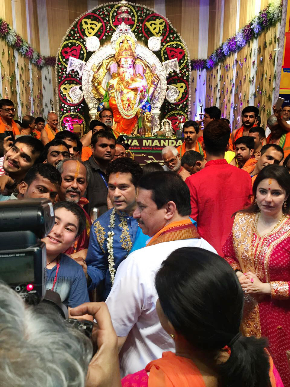 Sara Tendulkar arrives for Ganesh Chaturthi Pooja at Ambani