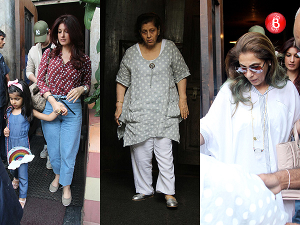 Twinkle Khanna with kids, Dimple Kapadia with mother photos