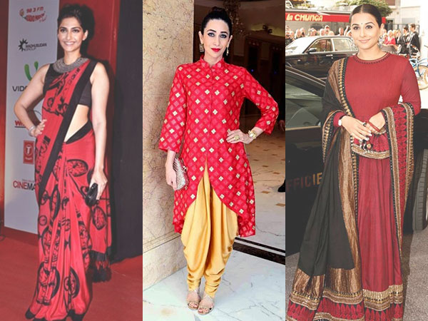 Navratri 2017: Flaunt the shade RED on day 6, in B-town style!
