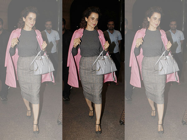 #OOTD: Kangana Ranaut throws some vintage vibes at the airport!