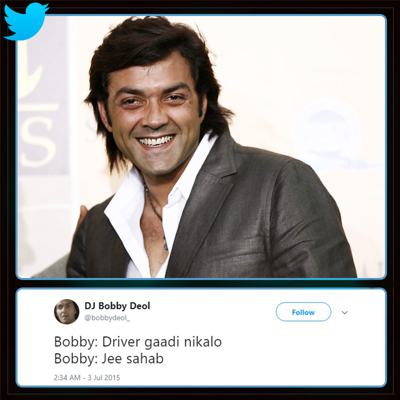 Bobby Deol Twitter