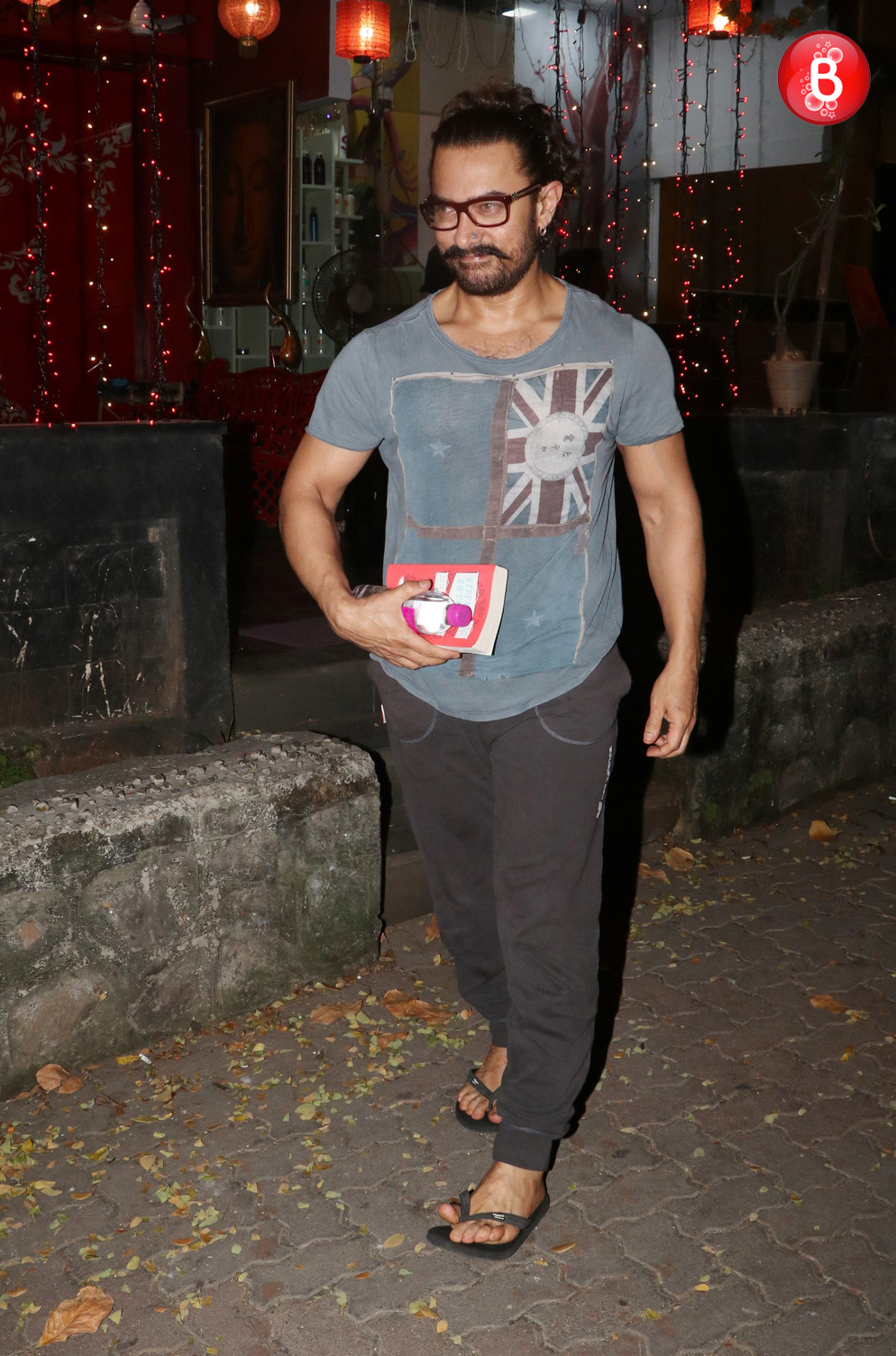 Aamir Khan spotted at spa