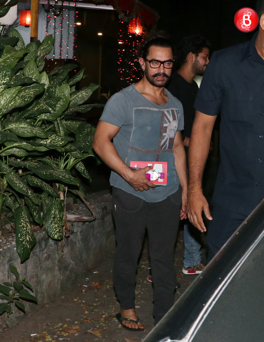 Aamir Khan spotted at spa
