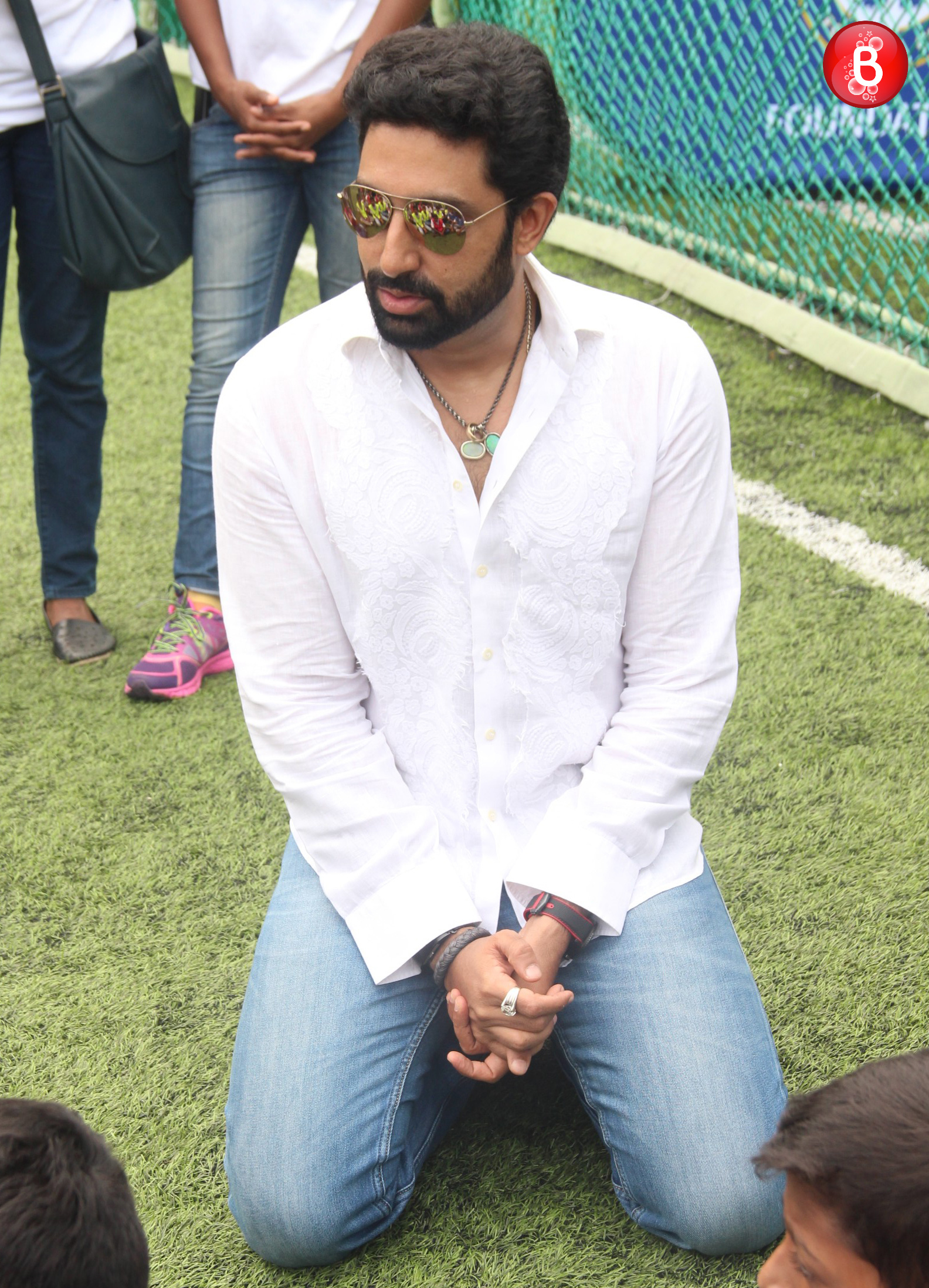 Abhishek Bachchan snapped at St. Andrews' Turf Park