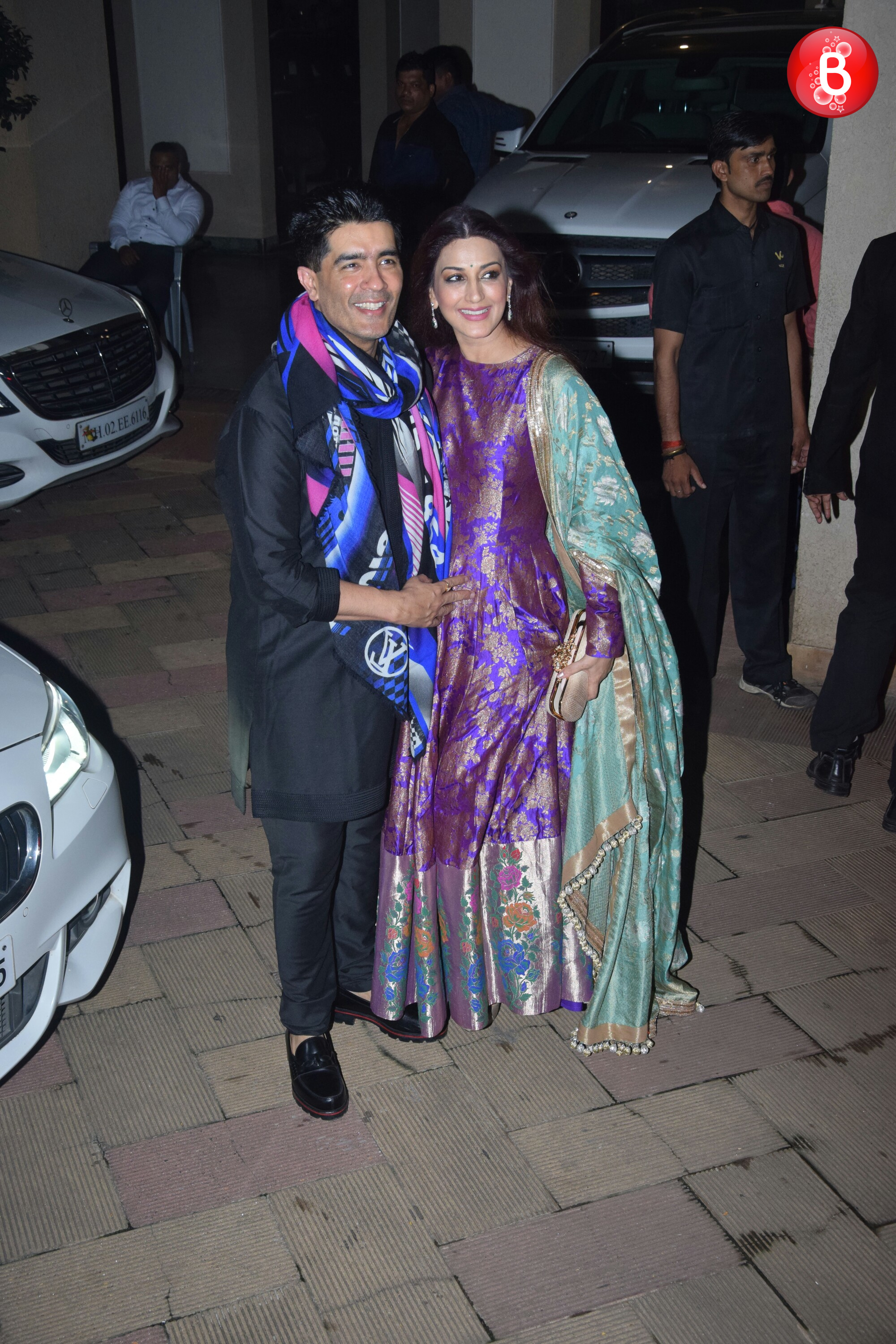 Manish Malhotra and Sonali Bendre