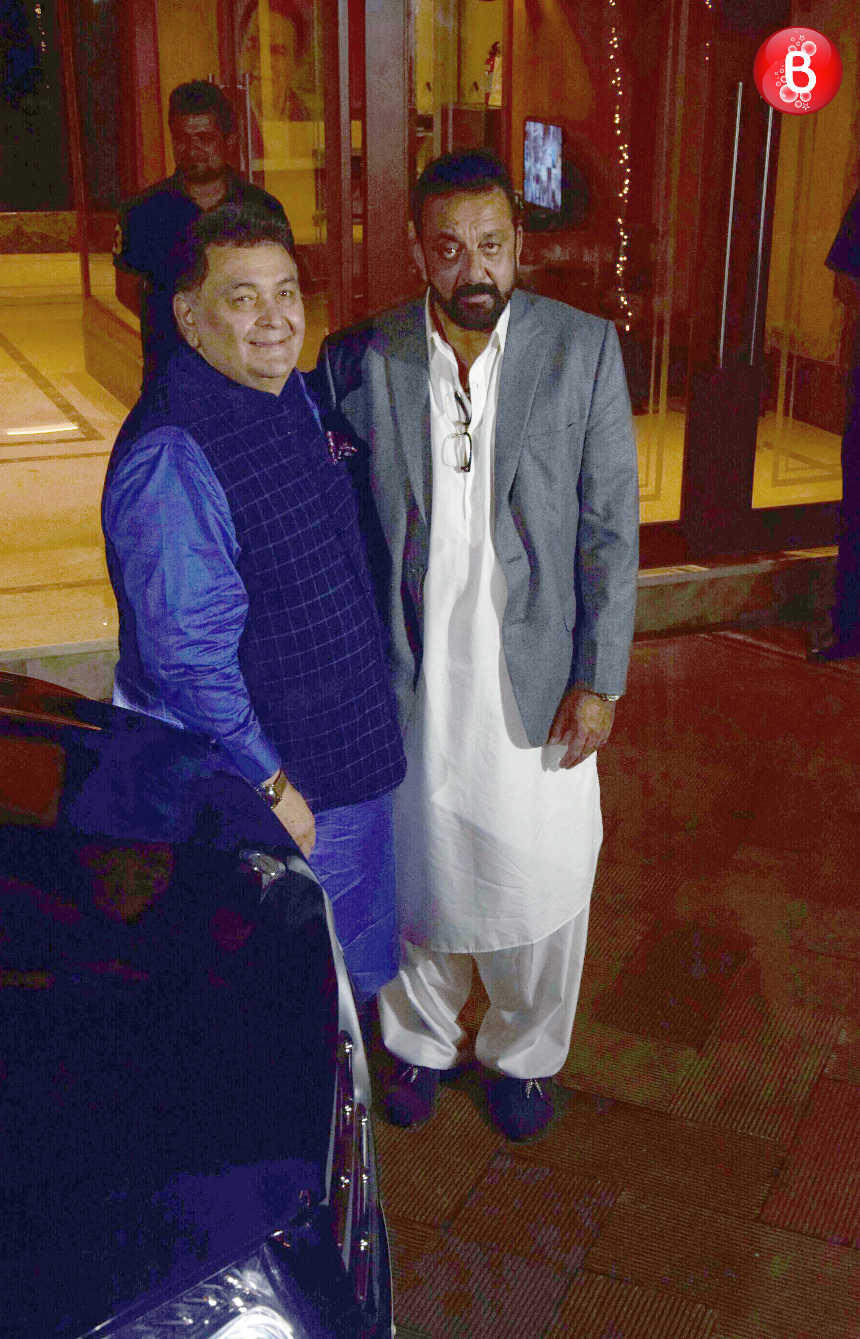Rishi Kapoor and Sanjay Dutt
