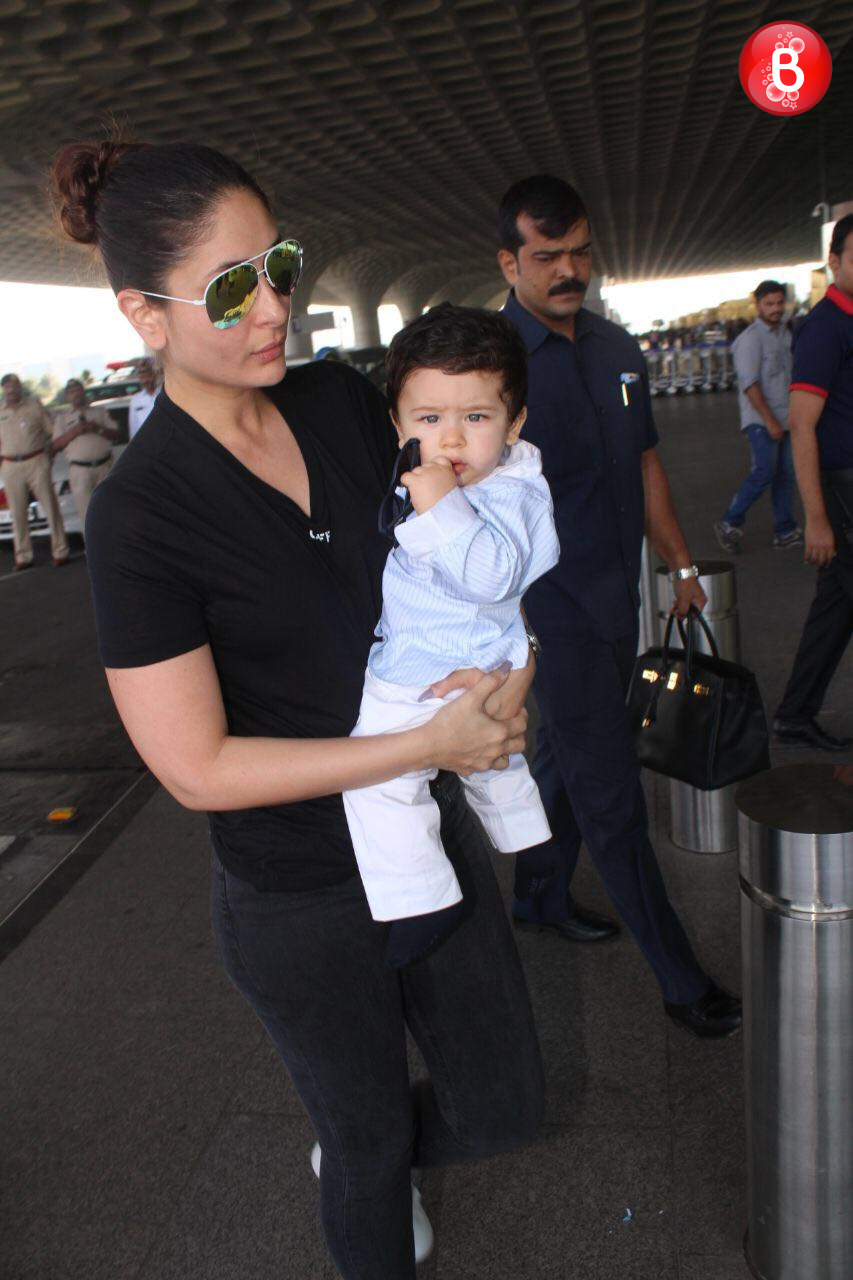 Kareena Kapoor Khan and Taimur Ali Khan