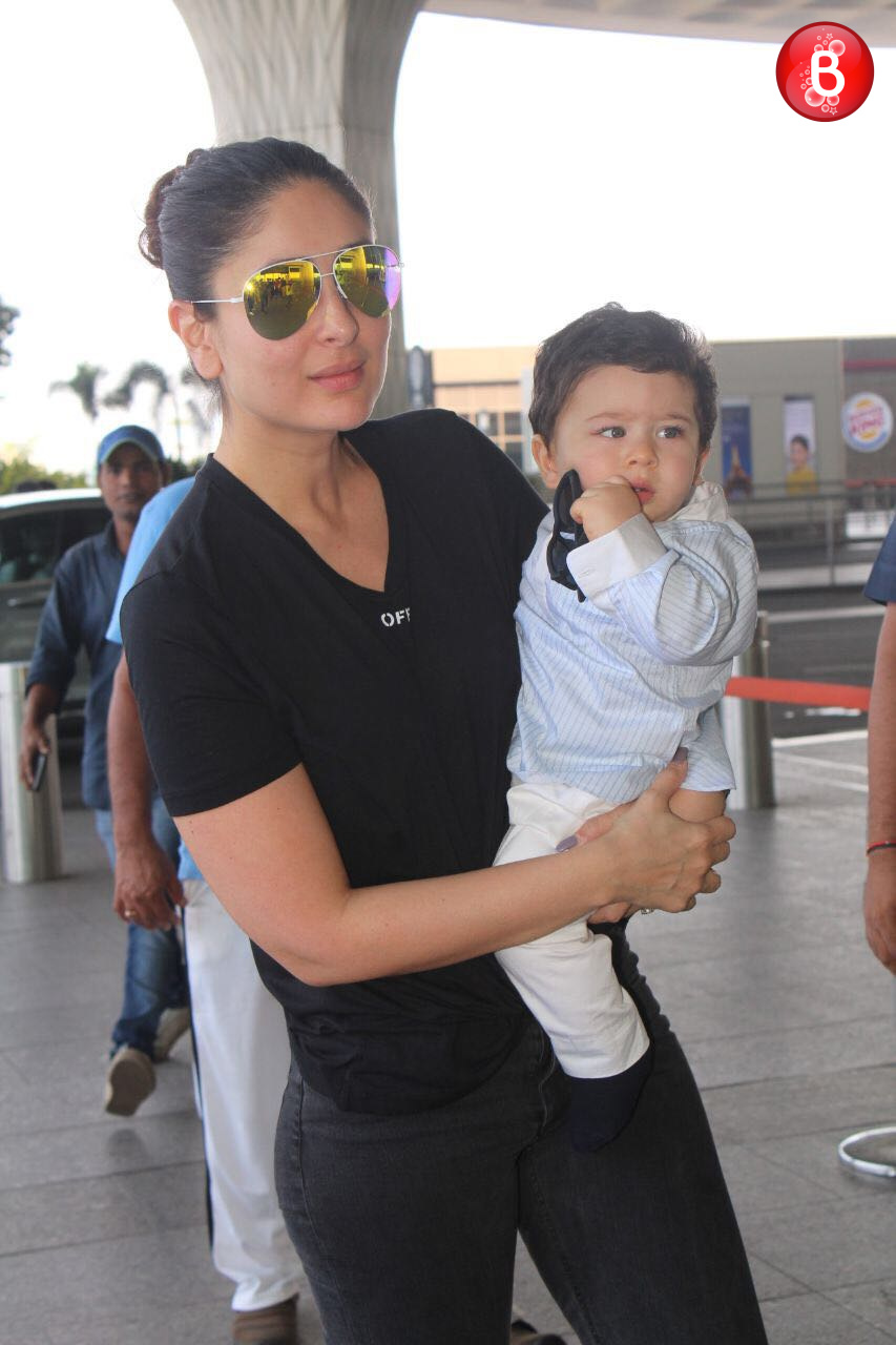 Kareena Kapoor Khan and Taimur Ali Khan