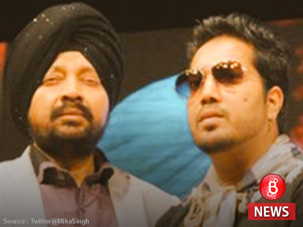 Mika Singh with brother Shamsher Singh