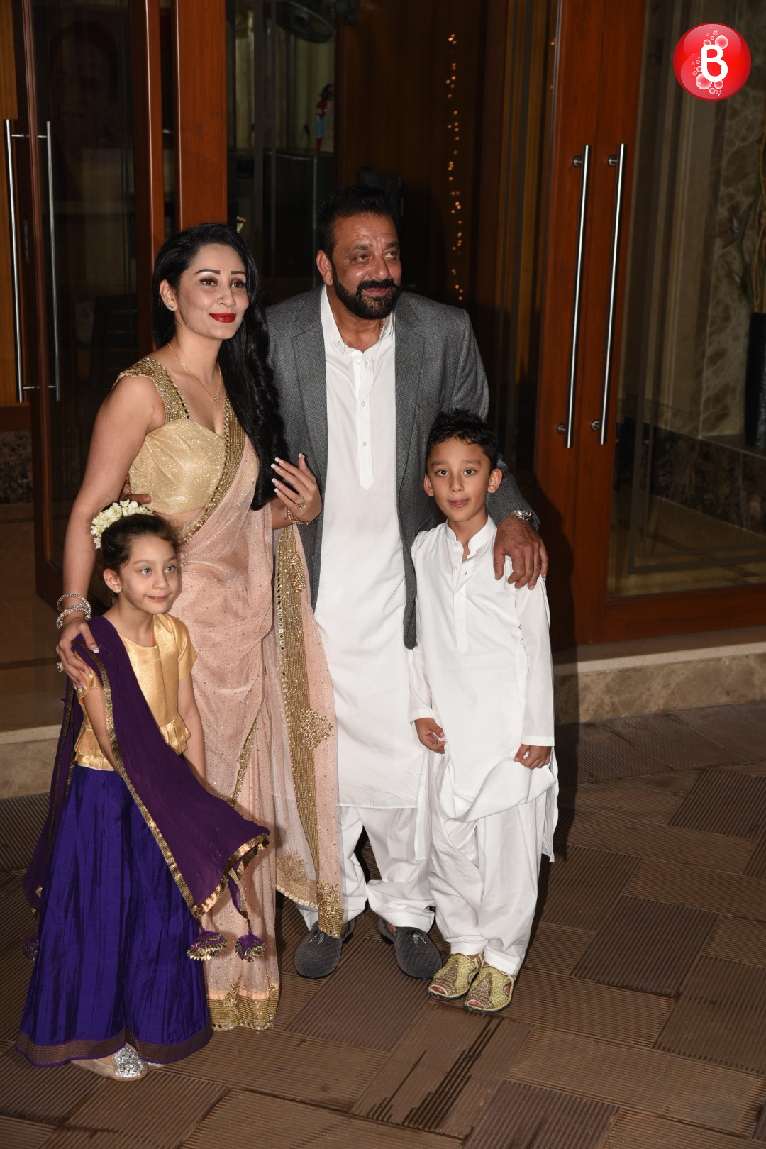Sanjay Dutt and family