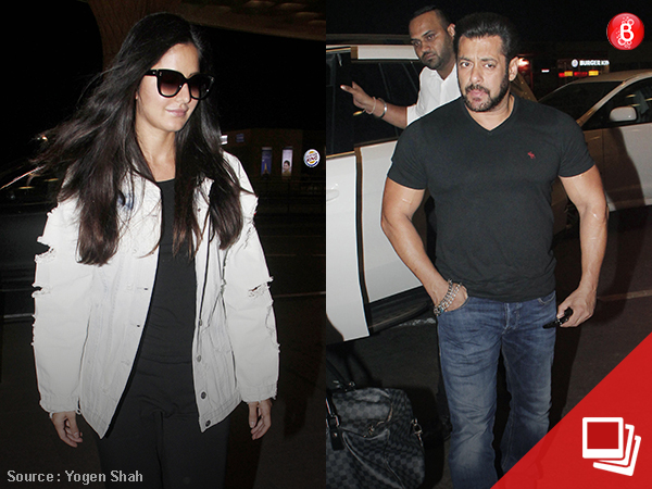 Salman Khan and Katrina Kaif's airport pictures