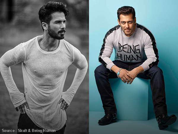 brands used by Shahid and Salman