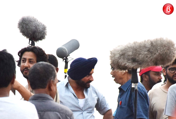 Saif Ali Khan shooting for 'Sacred Games' 