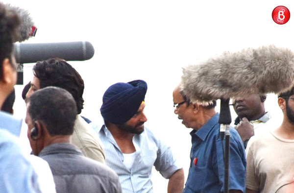 Saif Ali Khan shooting for 'Sacred Games' 