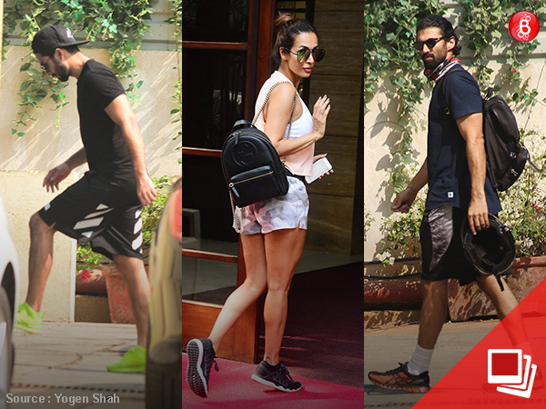 Bollywood stars spotted gymming