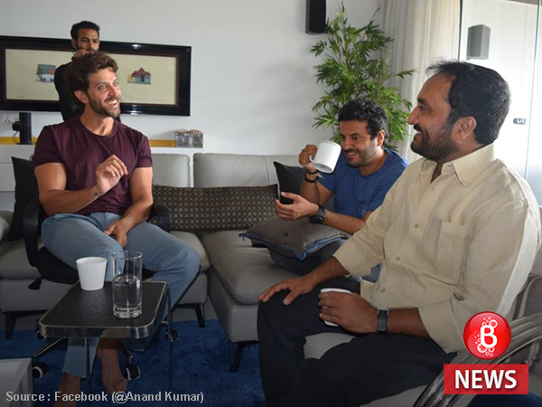 Hrithik Roshan, Vikas Bahl and Anand Kumar on ‘Super 30’ project