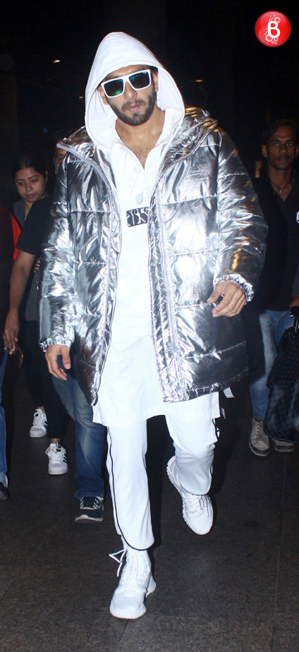 Ranveer Singh silver jacket