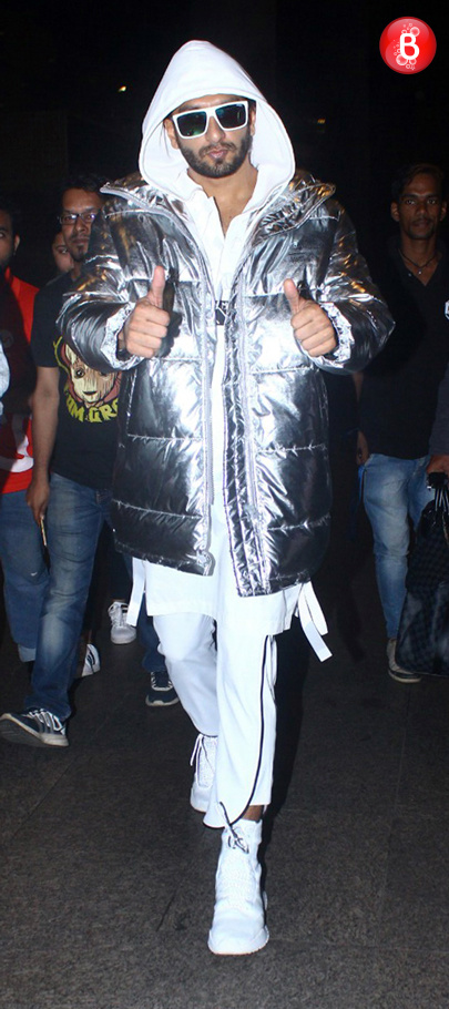 Ranveer Singh silver jacket