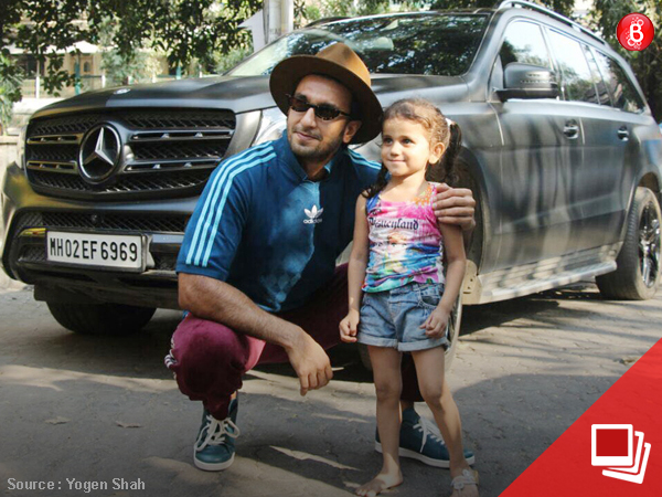 Ranveer Singh with a cute little girl