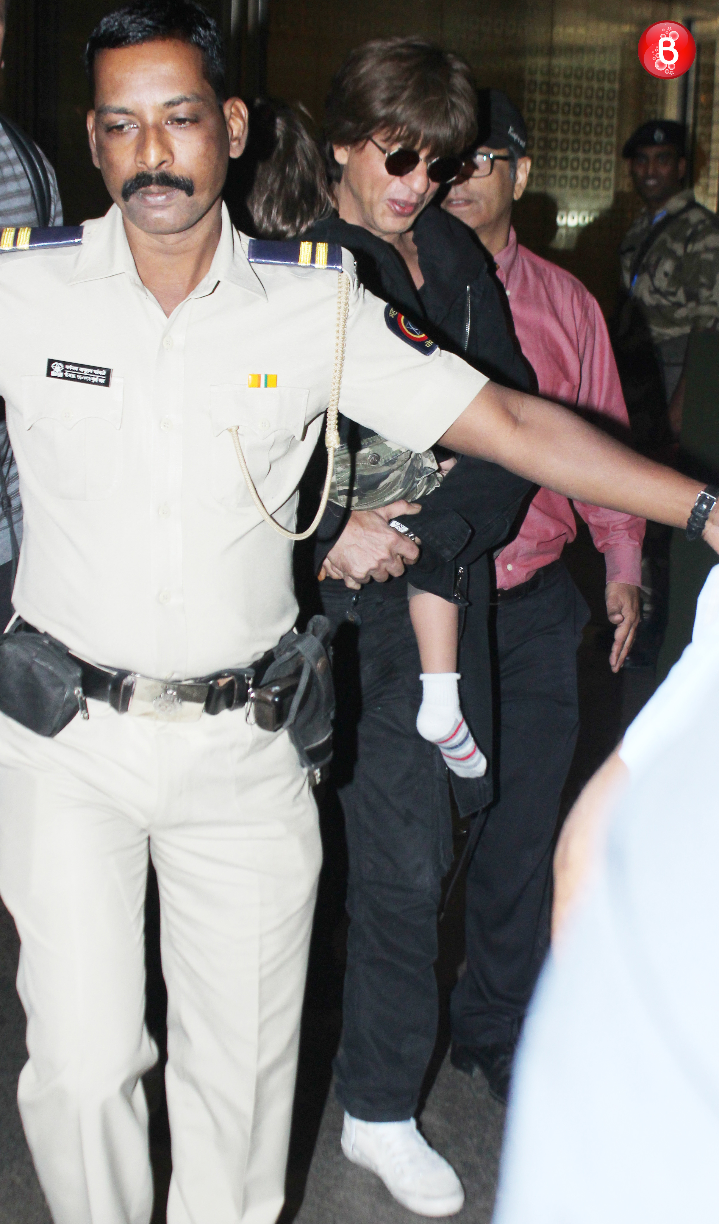 Shah Rukh Khan and AbRam Khan